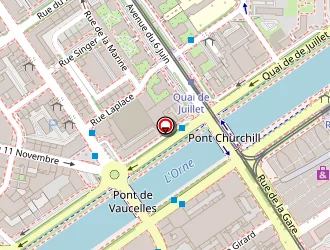 Carte de L'orient Express à Caen