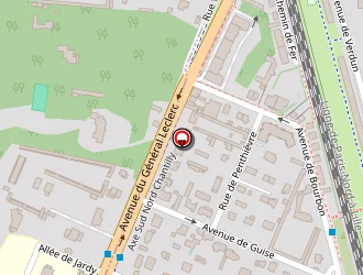 Carte de Presstance à Chantilly