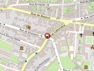 Carte de Adnova à Caen