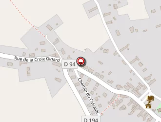 Carte de Salle Des Fêtes André Le Duc à Remilly-sur-lozon