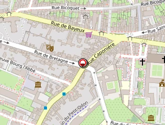 Carte de Ecole De Conduite Caponière à Caen