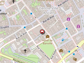 Carte de La Poste à Caen