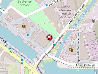 Carte de Ecole Supérieure D'arts Et Médias De Caen-cherbourg à Caen