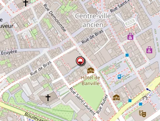 Carte de Vitrines De Caen à Caen