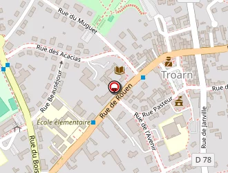 Carte de Troarn Conduite à Troarn