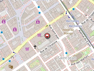 Carte de Foyer Jeunes Travailleurs L'oasis (fjt Habitat Jeunes) à Caen