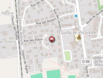 Carte de Salle Polyvalente à Ouilly-le-vicomte