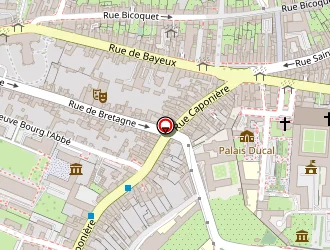 Carte de Le Centenaire à Caen