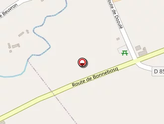 Carte de Le D 16 à Léaupartie