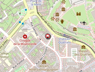 Carte de Finsbury à Caen