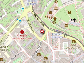 Carte de Egeries à Caen