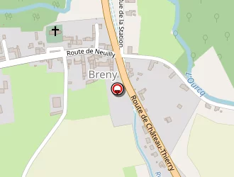 Carte de Pouffary Morgann à Breny