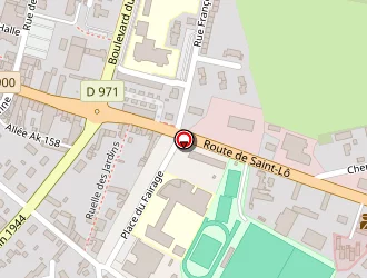 Carte de Salle De Cathéchisme à Périers