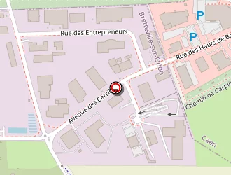 Carte de Normandy Menuiserie Ltd à Bretteville-sur-odon