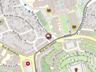 Carte de Bnp Paribas à Caen