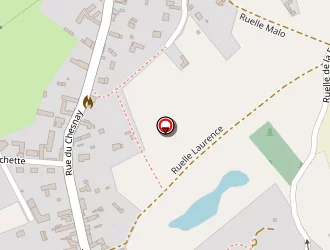 Carte de La Poste à Tourny