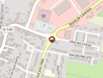 Carte de Carrefour Contact Marché à Périers