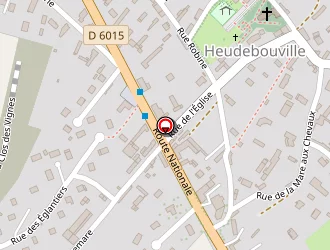 Carte de Aux 100 Bornes De Paris à Heudebouville