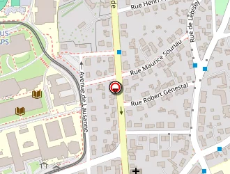 Carte de L'acadiane à Caen