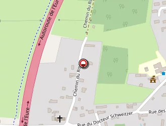 Carte de Heullant-elagages à Pinterville