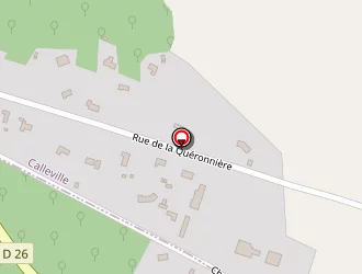 Carte de Davelec à Calleville