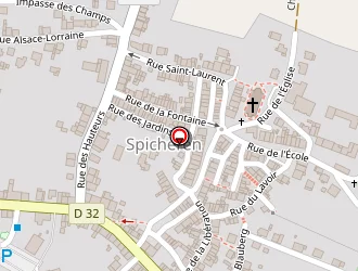 Carte de La Poste à Spicheren