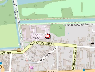 Carte de Les Petits Pas Du Connétable à Chantilly