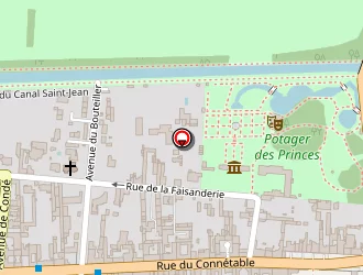 Carte de La Scène Au Jardin à Chantilly