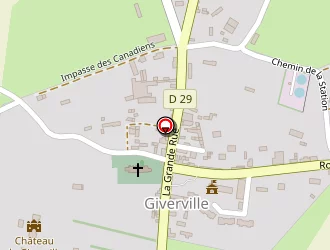 Carte de Royer à Giverville