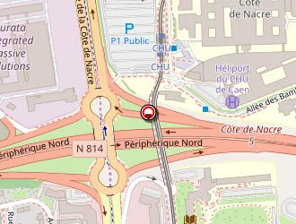 Carte de La Maison Du Document Copycaen à Caen