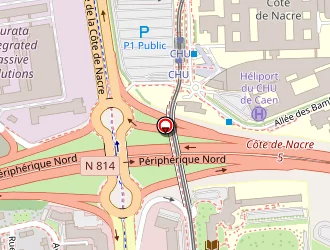 Carte de Aviva Vie à Caen