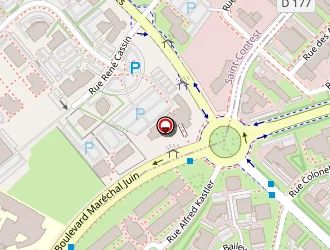 Carte de Avensia à Caen