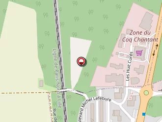 Carte de City Stade Lefebvre à Chantilly