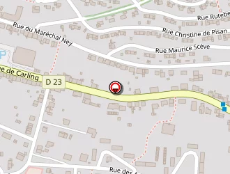 Carte de Charculor à Creutzwald