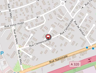 Carte de Contrechamp à Stiring-wendel