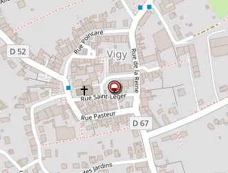 Carte de La Poste à Vigy