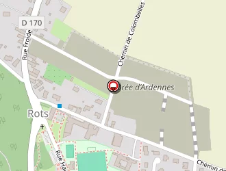 Carte de Duhamel Thierry à Rots