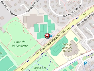 Carte de Ecole Saint Francois à Caen