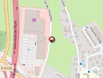 Carte de Leader Price à Louviers