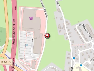 Carte de La Roquette à Louviers