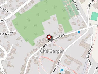 Carte de Cercle De Billard à Petite-rosselle