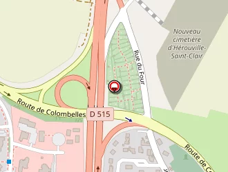 Carte de Ibis Budget Caen Hérouville à Hérouville-saint-clair