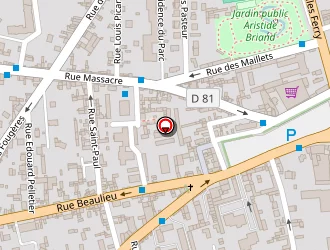 Carte de La Terrasse à Louviers