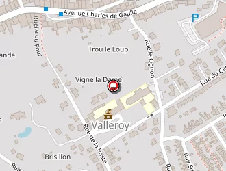Carte de La Poste à Valleroy