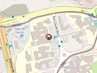 Carte de Mcdonald's à Caen