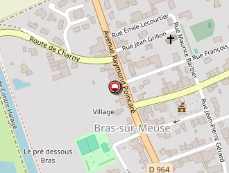 Carte de Salle D'animation à Bras-sur-meuse