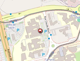 Carte de Pauséôme Apparthôtel à Caen