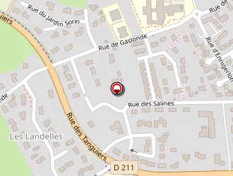 Carte de Communauté De Communes Du Canton De Lessay à Lessay