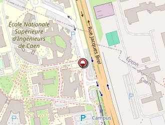 Carte de Casino Cafétéria à Caen