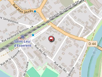 Carte de Ceroce à Saint-leu-d'esserent